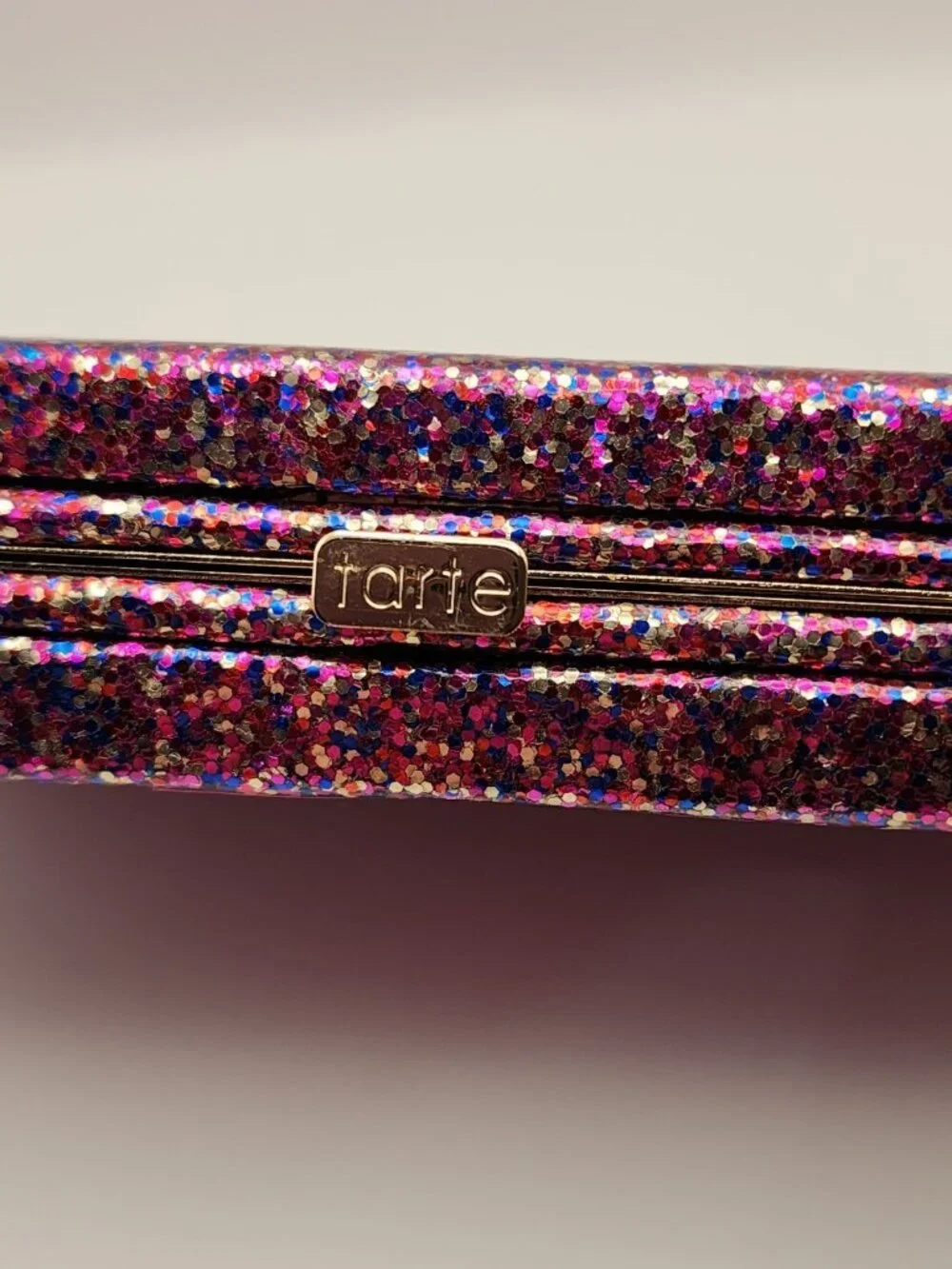 TARTE Life of The Party Clay Blush Palette & Glitter Clutch Limited Edition NIB
